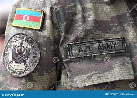 Azerbaijan Military Uniform. Azerbaijan Army Editorial Photo - Image of ...