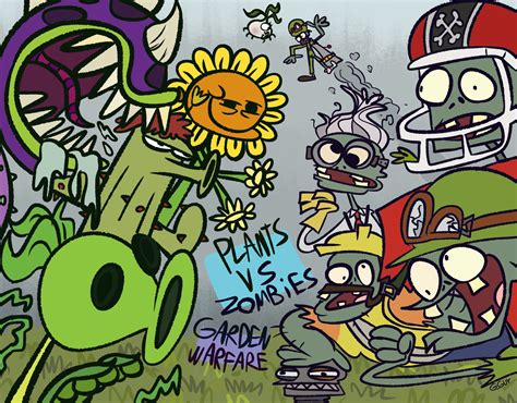 Plants Vs Zombies Garden Warfare fanart by GeeGuy on Newgrounds