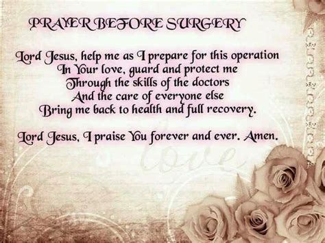 Pin by Rhona Gb on Dear Father | Surgery prayer, Effective prayer, Surgery quotes