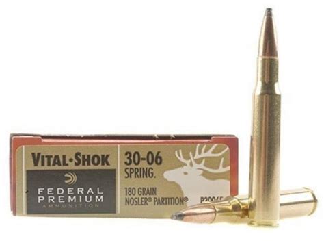 FEDERAL - 30-06 180GR NOSLER PARTITION