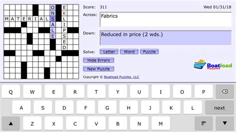 Boatload's Daily Crosswords by Boatload Puzzles