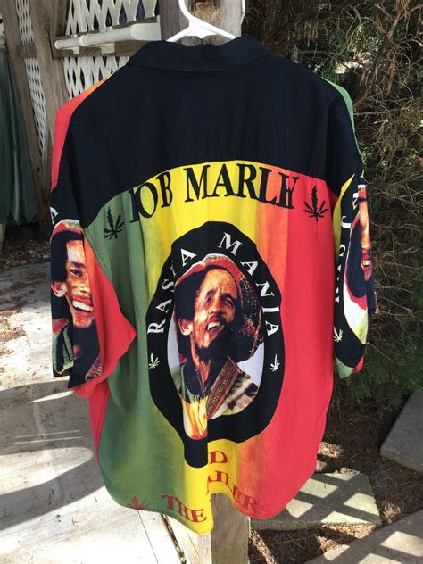 Vintage Bob Marley Bob Marley Shirt Rasta Clothing Jamaican | Etsy