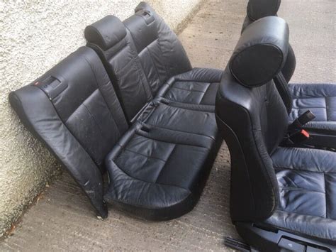 Bmw e39 black leather seats free | in Comber, County Down | Gumtree