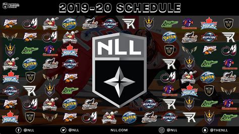 2019-20 National Lacrosse League Schedule Released - NLL