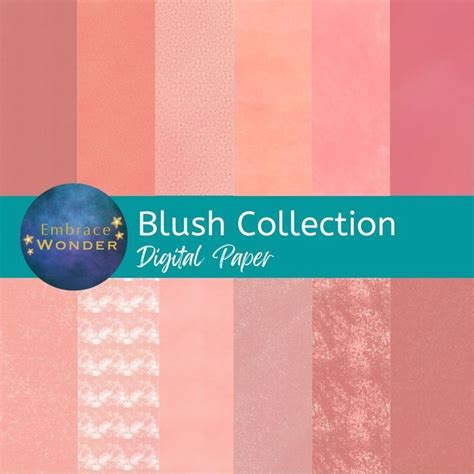 Blush Backgrounds: Digital Paper and Backgrounds / Clip Art / Pink Backgrounds | Digital paper ...