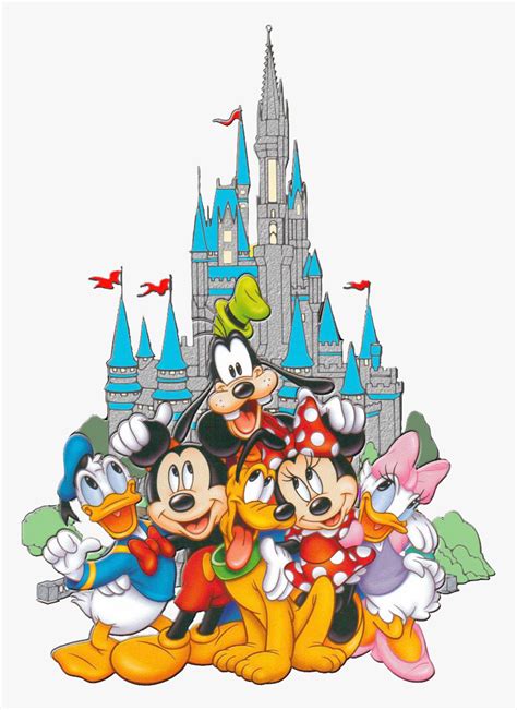 Fab 6 Castle - Cartoon Disney World Castle, HD Png Download - kindpng