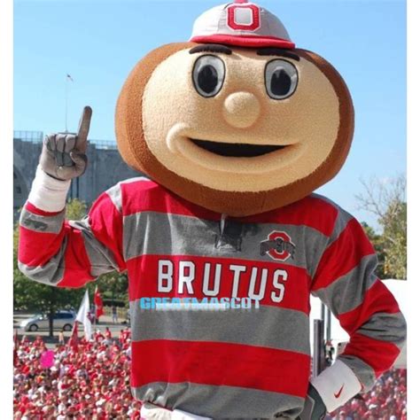 Ohio State University Brutus Buckeye Mascot Costume