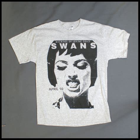 swans art rock noise punk festival t-shirt grey s-xxxl | eBay