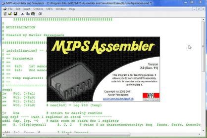 MIPS Assembler Download - MIPS Assembler and Simulator is a tool for converting MIPS