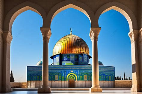 Palestine Al Aqsa Mosque Architecture Building Background, Wallpapers ...