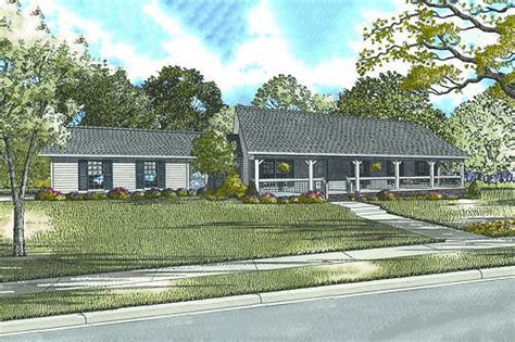 Ranch Style House Plan - 3 Beds 2 Baths 1800 Sq/Ft Plan #17-2142 ...