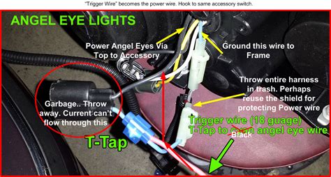 Wiring Diagram For Angel Eye Headlights - Wiring Diagram