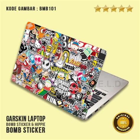 Jual Garskin / Skin/ Sticker / Cover / Stiker Laptop - Bm Bomb Sticker ...