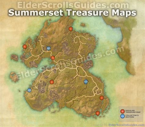 Summerset Treasure Map Locations | Elder Scrolls Online Guides