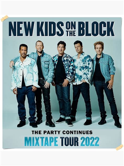 "NKOTB MIXTAPE TOUR 2022" Poster for Sale by pekonsikop | Redbubble