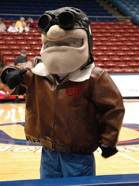 Dayton Flyers mascot, Rudy Flyer. | Brown jacket, Leather jacket, Jackets