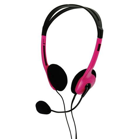 Buy Multimedia Headphones with Flexible Microphone - in Pink | Primary ...