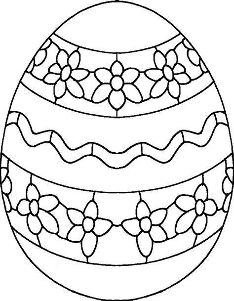 Coloring Pages Of Easter Eggs