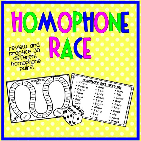 Homophones Game | Homophones games, Homophones, Literacy centers