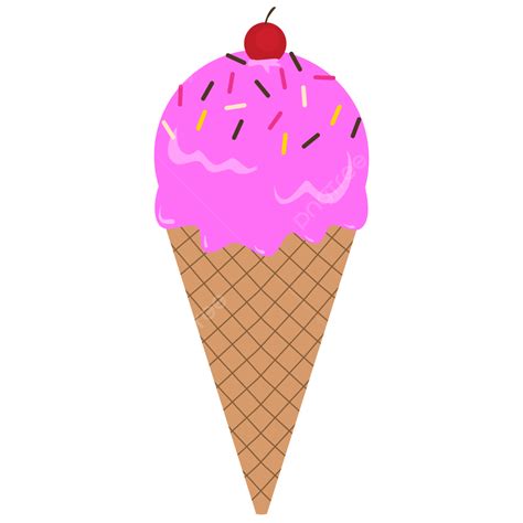 Ice Cream Strawberries Vector Art PNG, Strawberry Ice Cream Vector Png, Strawberry Ice Cream ...