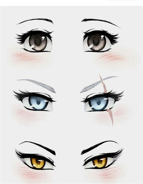 How To Draw Anime Eyes Female at Drawing Tutorials