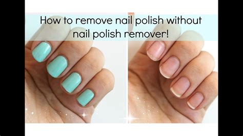 3 Ways To Remove Nail Polish WITHOUT Nail Polish Remover | Viki NailBeauty - YouTube