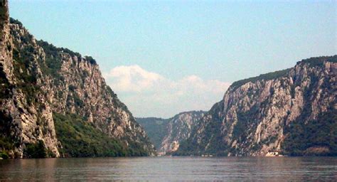 Field picture of the Danube Gorges in the SW Carpathians towards the... | Download Scientific ...