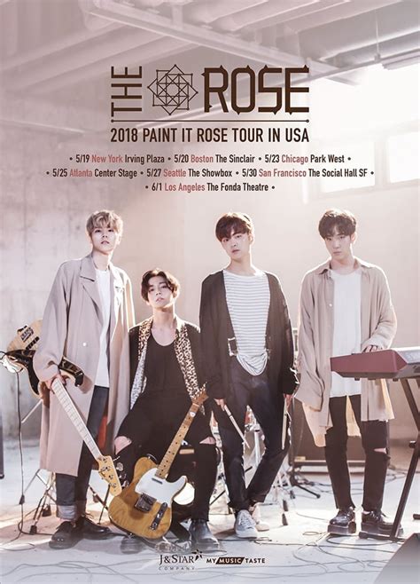 [TOUR] The Rose Adds US, Mexico, and South America to '2018 Paint It Rose' World Tour - K-Pop ...