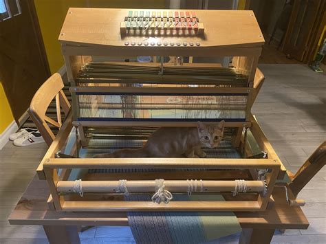 My new baby! Leclerc Voyageur 24in 12 shaft loom! : r/weaving