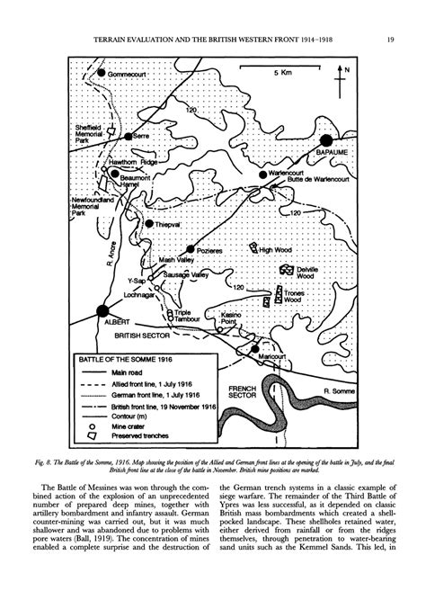 The Battle of the Somme, 1916. Map showing the position of the Allied... | Download Scientific ...