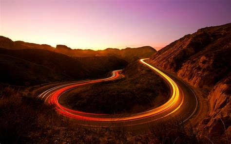 Sunset Lights Canyon wallpaper | 1920x1200 | #32110