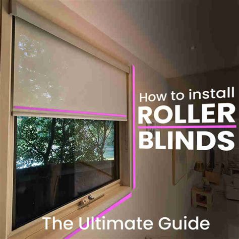 How to install roller blinds perfectly?