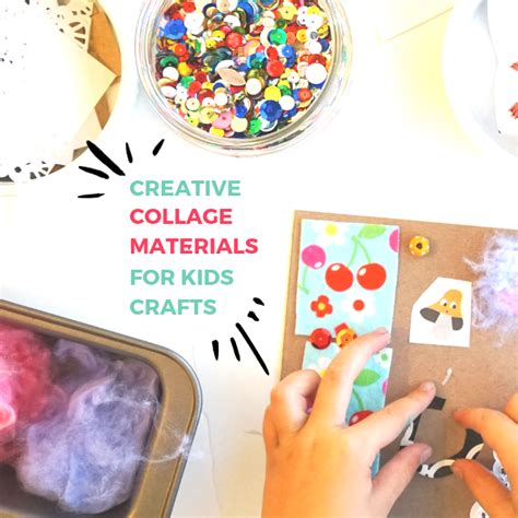 Creative Collage Materials for Kids Crafts - TinkerLab