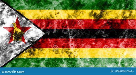 Old Zimbabwe Grunge Background Flag Stock Illustration - Illustration ...