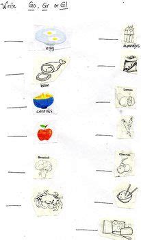 Go, Grow or Glow Food | Go grow and glow foods worksheet, Food lessons ...