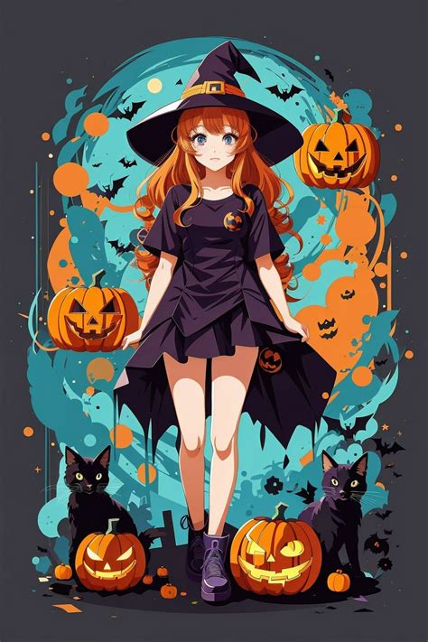 anime art halloween | Anime halloween, Halloween drawings, Halloween ...