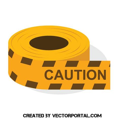 Barricade tape image.ai Royalty Free Stock SVG Vector