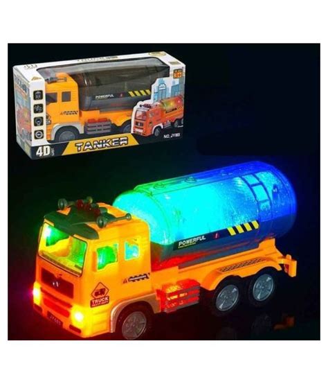 Tanker 4D Light Truck Toy for Kids, Tanker Toy Truck with Light and Sound - Buy Tanker 4D Light ...