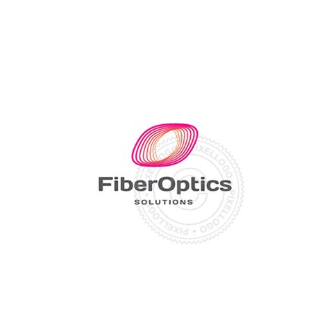 Fiber Optics in 2022 | Fibre optics, Vector logo design, Optic logo