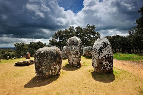 Images of Portugal | Almendres cromlech, a 8000 years old prehistoric monument. Évora, Portugal