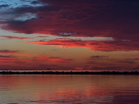 Sunrise Over Corpus Christi Bay Photograph by Rodney Mumford | Fine Art America