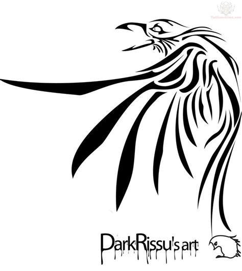 Tribal Crow Tattoo Designs - Cliparts.co