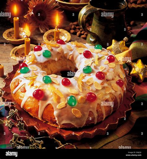 Three kings cake, Mexico Stock Photo - Alamy