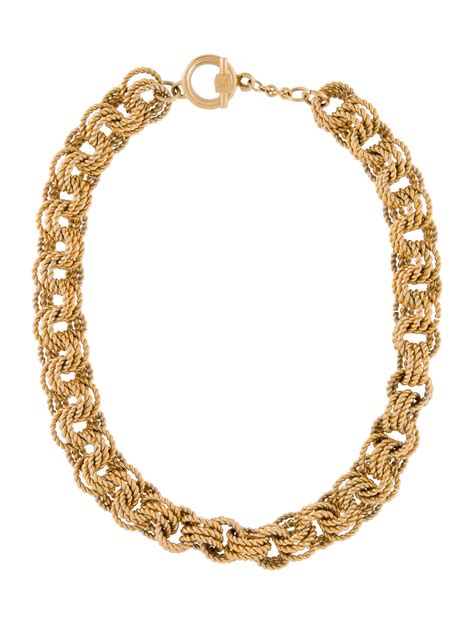 Givenchy Vintage Chain Necklace - Necklaces - GIV83080 | The RealReal