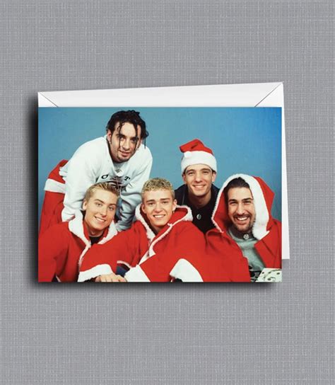 Nsync Merry Christmas & Happy Holidays Christmas Card - Etsy