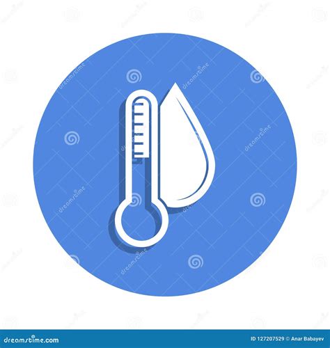 Humidity Icon, Humidity Weather Sensor, Label Sticker Logo - Vector Illustration ...