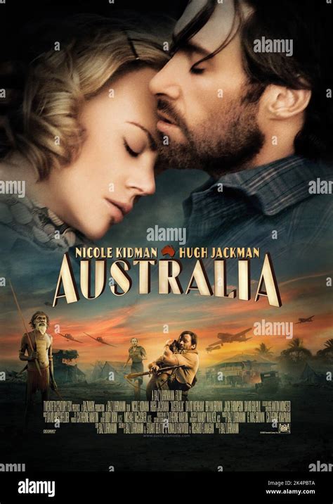 NICOLE KIDMAN, HUGH JACKMAN POSTER, AUSTRALIA, 2008 Stock Photo - Alamy