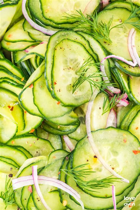 Cucumber Salad • Love From The Oven