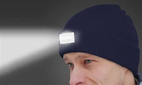 Up To 90% Off on LED Beanie Headlamp | Groupon Goods