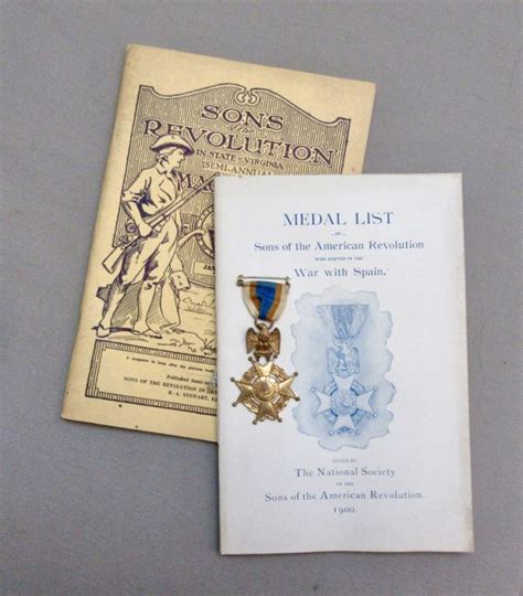 Sons Of The American Revolution Medal – War With Spain. | J. Mountain ...